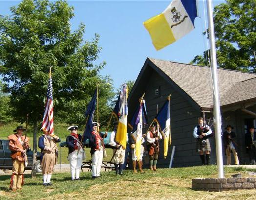 VASSAR Color Guard at Present Arms/Colors for Amazing Grace